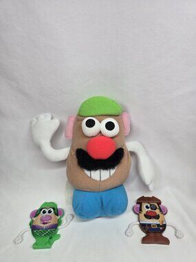 Milton Bradley Mr Potato Head Plush Game 2002 Talking Hot Potato Toy 8 Inch Read